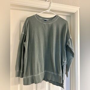 Old Navy Sage Oversized Crewneck Sweater Size Small